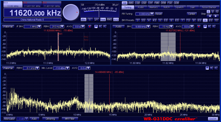 WR-G31DDC excalibur interface radio sdr